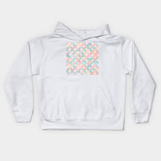 Pastel abstract sample pattern Kids Hoodie